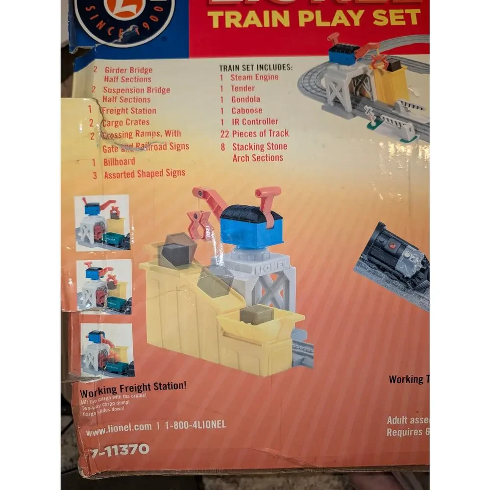 Lionel Little Lines Freight Train Set #7-11370 Remote Control NEW Complete READ